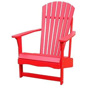 Adirondack Lounge Chair - Red by 