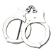 Locked Handcuffs Pewter Belt Buckle