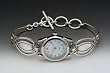 Silver Spoon Oval Mother of Pearl Watch Hellensburgh