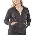 Pure Energy Plus Long Sleeve French Terry Cotton Hoodie - Gray