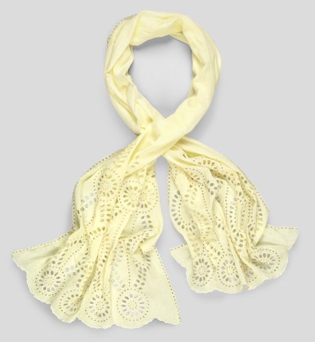 Autograph Pure Cotton Broderie Scarf