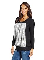 ZERGATIK Camiseta Manga Larga Oker1 (Blanco)