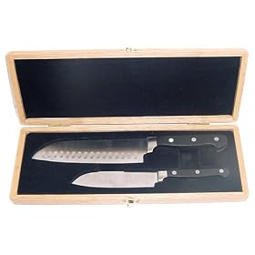 Sterling Home 8404 2 Piece Santoku Knife Set by Sterling Home