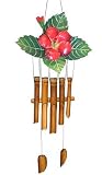Hibiscus Bamboo Wind Chime