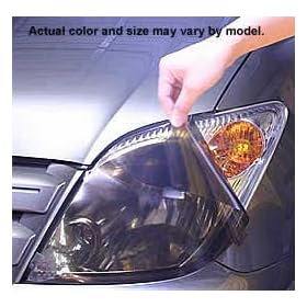 Chevy Chevrolet Tahoe headlight cover protective film-smoked tinted color 03-05 Chevy Chevrolet Tahoe headlight, foglight, and turn signal JDM smoked-tinted lens cover film - Chevy Tahoe - Headlight, turn signal, and foglight set deflector shields