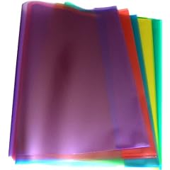 10 stabile Heftumschlagh�llen (U-Heft Umschlag),Din A4, mit 2 Einstecklaschen, translucent, St�rke: 120 my