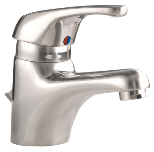 American Standard Seva Single-Control Lavatory Faucet with 1/2-Inch Male Adaptors, Satin #1480.104.295
