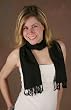 Embroidered Rayon Scarves - Solid Colors, 10" X 66"