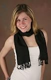 10 X 66 Solid Embroidered Scarves - 9 colors to choose from!