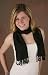 Embroidered Rayon Scarves - Solid Colors, 10" X 66"