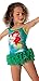 Disney Store Little Girls' Princess Ariel Sequin Accents Deluxe Swimsuit