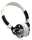 T'nB - Music Trend Death Metal - Casque stéréo pour iPod/mp3/mp4/Téléphone portable - Noir/Blanc