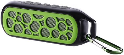 Your Exclusive Portable Wireless Bluetooth Speaker Outdoor Sport Mini Shower Waterproof Shockproof Bluetooth Speakers Support Mic,TF Card Music Player,FM Radio(Green)