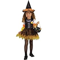 Rubies Costumes 185410 Candy Corn Witch Toddler Costume
