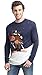 Daisysboutique Men's Holiday Reindeer Snowman Santa Snowflakes Sweater (Medium, Skiing)