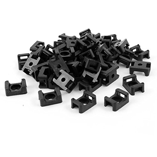 Uxcell plastic wire buddle cable tie mount saddle 9mm 1…
