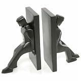 Muscle Men Bookends - Leaning