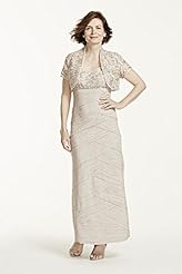 Chiffon/Taffeta  Dress With a Ribbon 