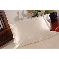 Charmeuse Silk Pillowcases in Silk Envelope Ivory