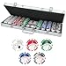 CQ Poker - 500 Jetons de Poker numerotes High Roller