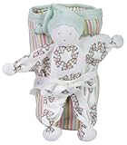 (アンダーザナイル) Under The Nile オーガニックコットン ブランケット ＆ ぬいぐるみ セット バタフライストライプ