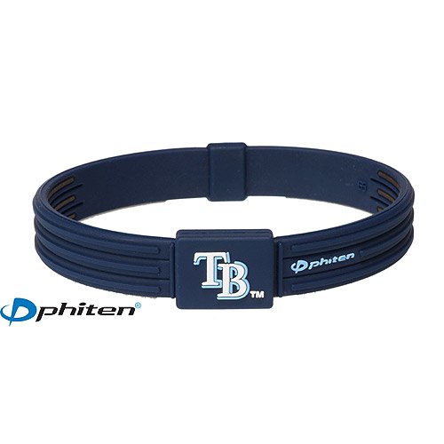 Tampa Bay Rays Mlb Authentic Collection Titanium Bracelet S-Type By Phiten
