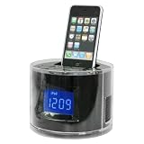 Venturer iPhone® and iPod® Clock Radio - Black (IP873)