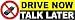 Drive Now, Talk Later Bumper Sticker