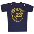 Golden State Warriors Mitch Richmond Navy Throwback T Shirt by Adidas