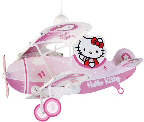 Dalber 54252 H&auml;ngeleuchte Flugzeug Hello Kitty Kinderzimmer Lampe Leuchte