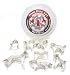 Creative Products Mini Dog Cookie Cutter Set, Set of 8
