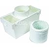 Electruepart Tumble dryer condensor kit 4 Hose diameter avoids external venting prevents humidity and dust from entering the room" (Electruepart)