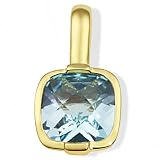Goldmaid Damen-Anhänger 333 Gelbgold 1 Topas hellblau Fa A4444GG