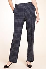 Classic Collection Pull On Checked Trousers
