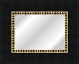 Review ArtToFrames  / 16x20 / 16 x 20 Mirror Frame Black Slope w/ Gold Diamond Lip .. 4'' wide