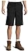 Dickies Occupational Workwear LR303BK 44 Polyester/Cotton Relaxed Fit Men's Industrial Flat Front Short with Button Closure, 44