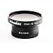 0.5x Minadax Weitwinkel Vorsatz mit Makrolinse f�r Sony HDR-CX105,HDR-CX106,HDR-CX115,HDR-CX116,HDR-CX155,HDR-CX305 sw
