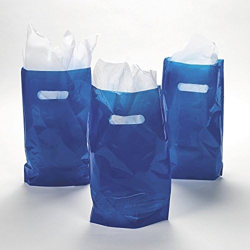 Plastic Bags - Blue Treat / Goody Bag - 150 Count - 8.75 " x 12"