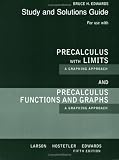 Precalculus With Limits A Graphing Approach Study And Solutions Guide 5th Edition