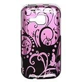Samsung Galaxy Indulge / R910 Crystal Snap-On Phone Protector Case Black Pu ....