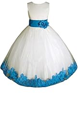 Girls Tea Length Junior-Bridesmaid Dress/Pageant Dress/Party Dress 