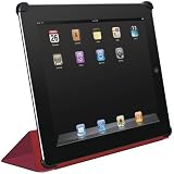 New-MACALLY BOOKSTAND2R IPAD 2 MULTIPURPOSE MICROFIBER LEATHER PROTECTIVE COVER (RED) - MCYBKSTAND2R