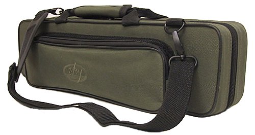 SKY Classic C Flute Case with Shoulder Strap (Green)