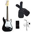 39" BLACK Electric Guitar Set w/ Bag & Strap