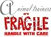 Animal trainers are FRAGILE handle with care Mug (Various Sizes & Colors Available)