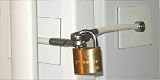 Refrigerator Door Lock with Padlock - 2