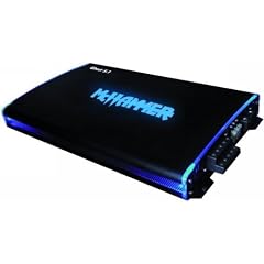Car-Amplifier McHammer 'Ghost 5.1' 4x 850 + 1x 1000 Watt, schwarz, blaue LED-Beleuchtung