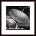 Radio Telescopes for Jupiter Research, Art Poster with Wood Frame, poster size: 16