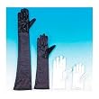 Beautiful Very Nice Spandex Wrist Length Evening Gloves in BLACK, RED or WHITE