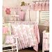 Pink Petals Baby Crib Sheet